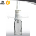 Flacon compte-gouttes en verre de 15 ml avec pulvérisateur nasal